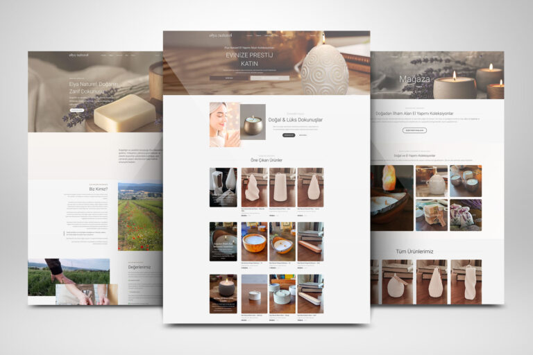 Elya Naturel Woocommerce Web Sitesi Tasarımı ve SEO
